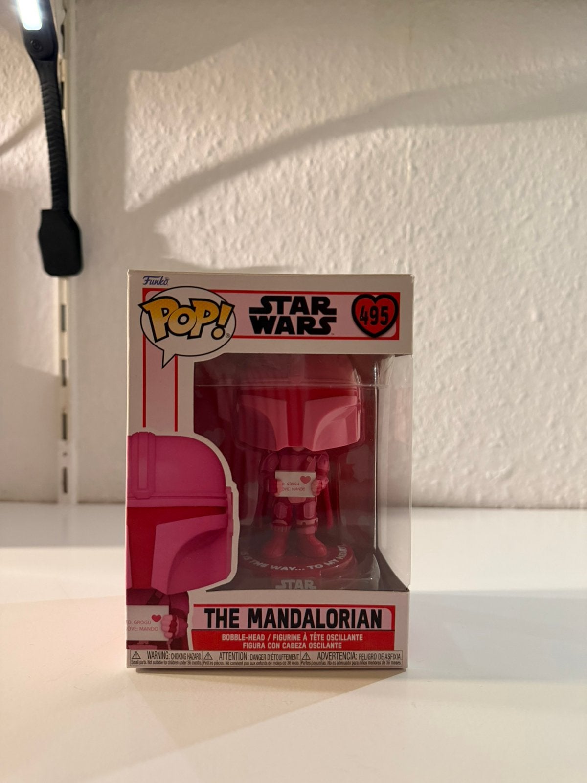Funko Pop The Mandalorian (Valentijn Editie) #495, Ophalen of Verzenden, Zo goed als nieuw