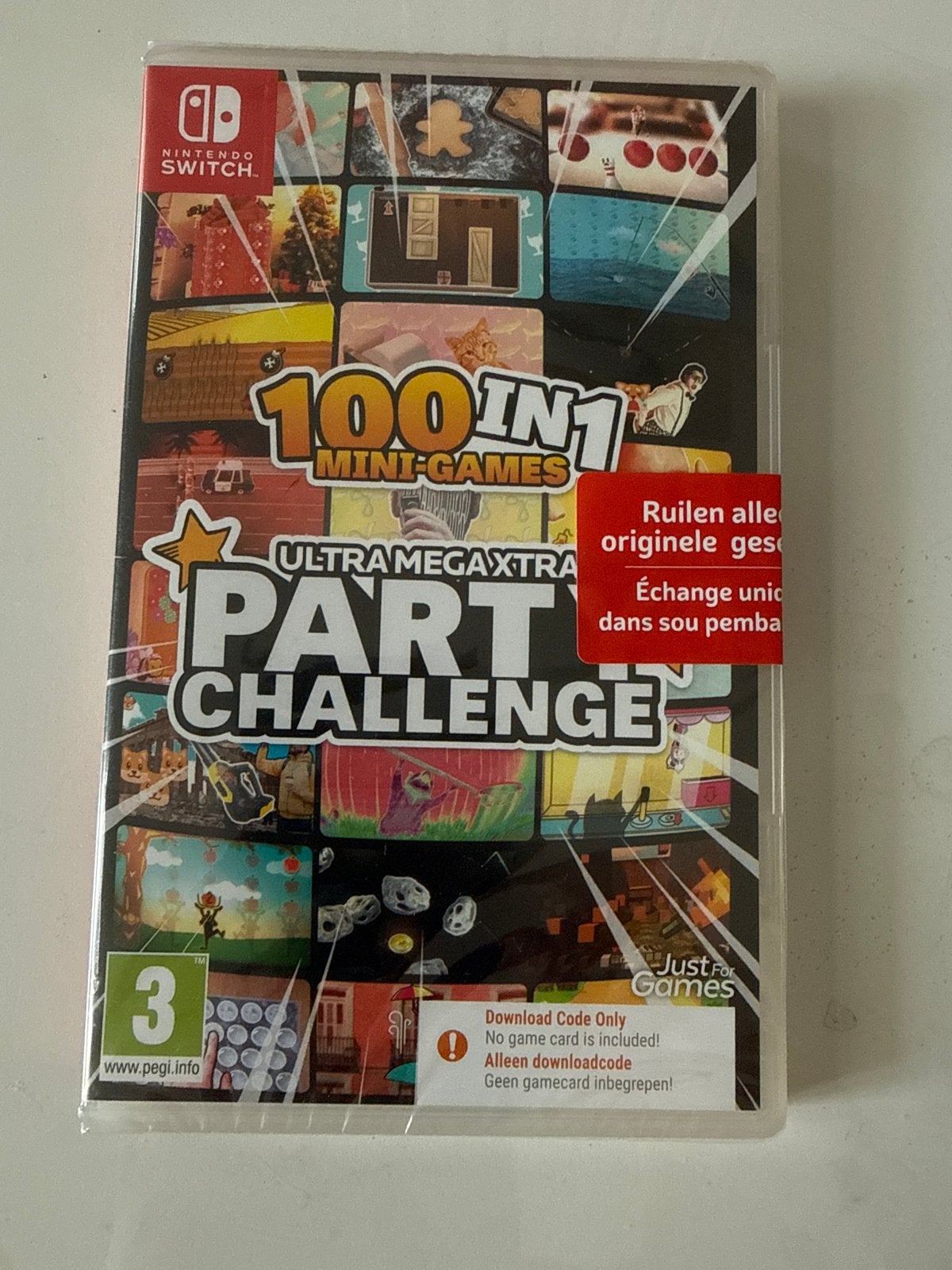 100 in 1 Mini-Games: Ultra Mega Xtra Part Challenge Switch, Met games, Nieuw, Ophalen of Verzenden, Switch Original