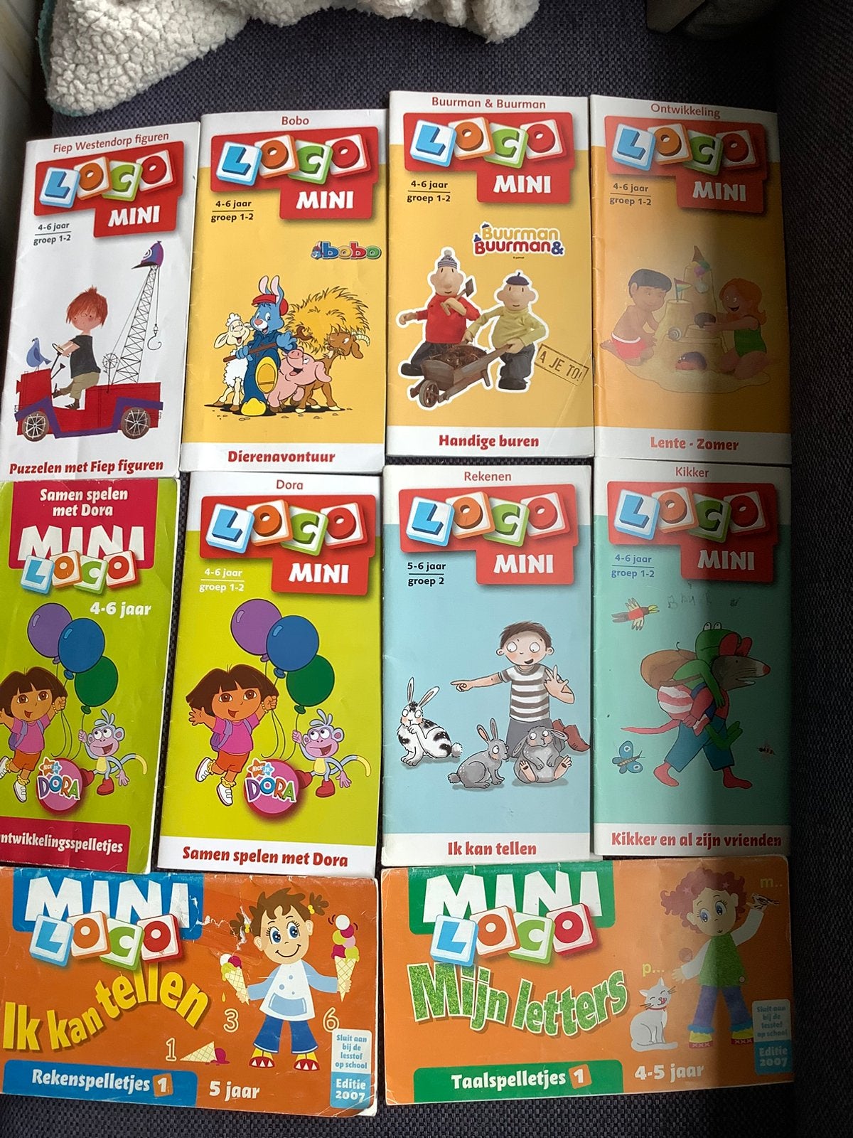 Mini Loco Boekjes - 4,5,6 jaar groep 1,2, Ophalen of Verzenden, Gebruikt, Taal en Lezen