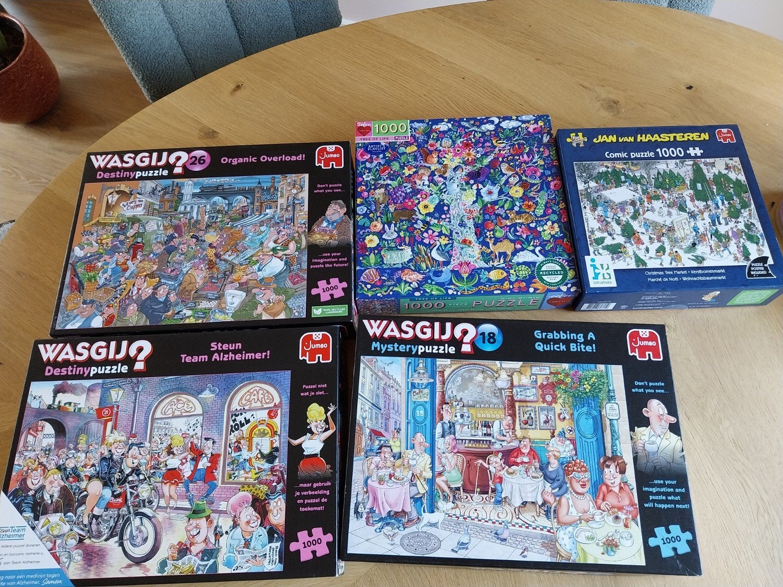 Puzzels ruilen, Ophalen, 500 t/m 1500 stukjes, Zo goed als nieuw