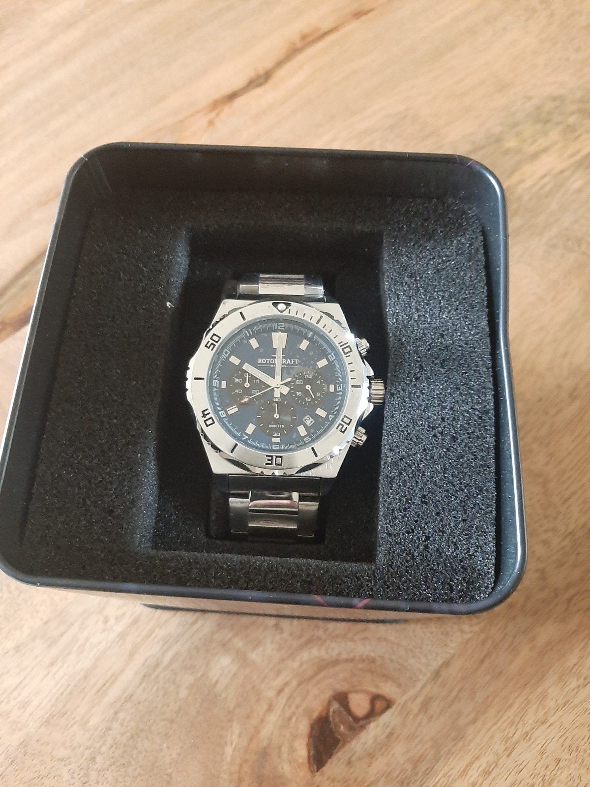Rotorcraft RC6601 CHRONO Horloge - Nieuw in doos, Staal, Staal, Polshorloge, Nieuw