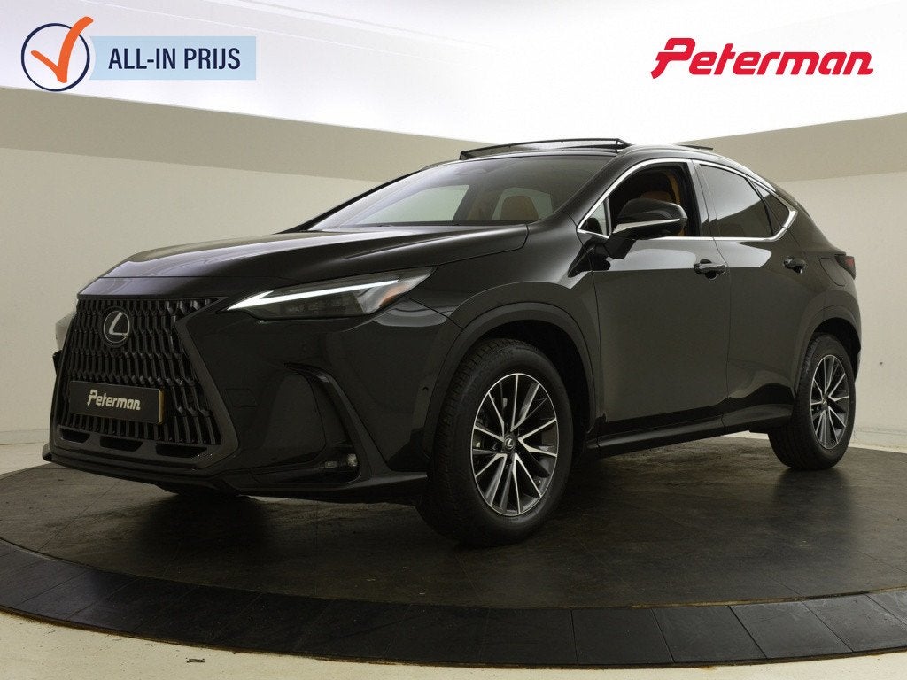 Lexus NX 350h AWD Executive Line | Panoramadak | Mark Levins, Auto's, Gebruikt, Euro 6, 4 cilinders, Zwart