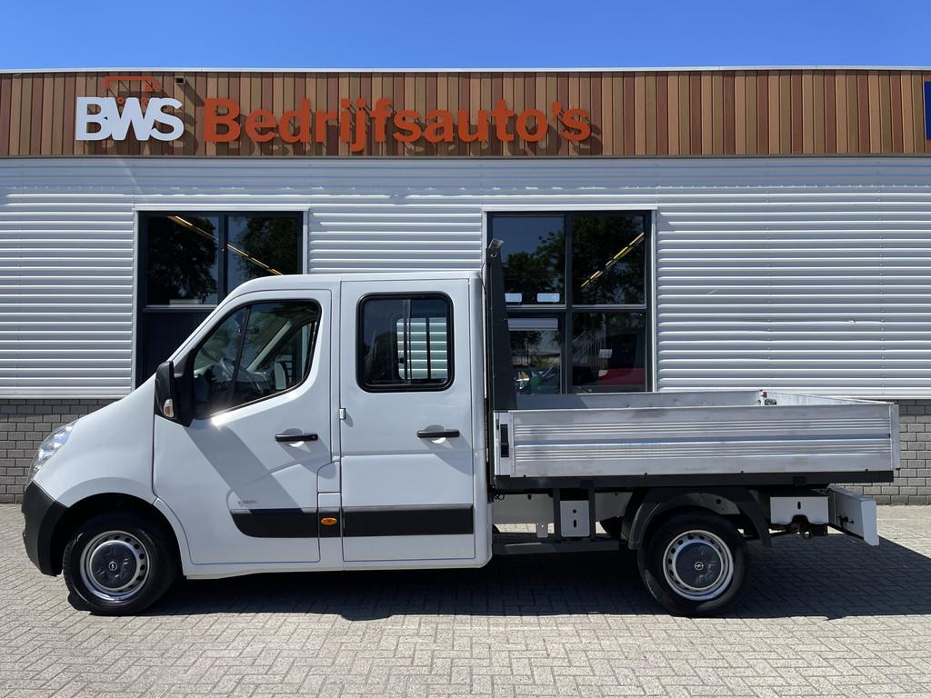 Opel Movano 2.3 CDTI 125pk L2 DC 7 persoons / rijklaar € 1, Gebruikt, Huisgarantie, Met garantie (alle), Wit
