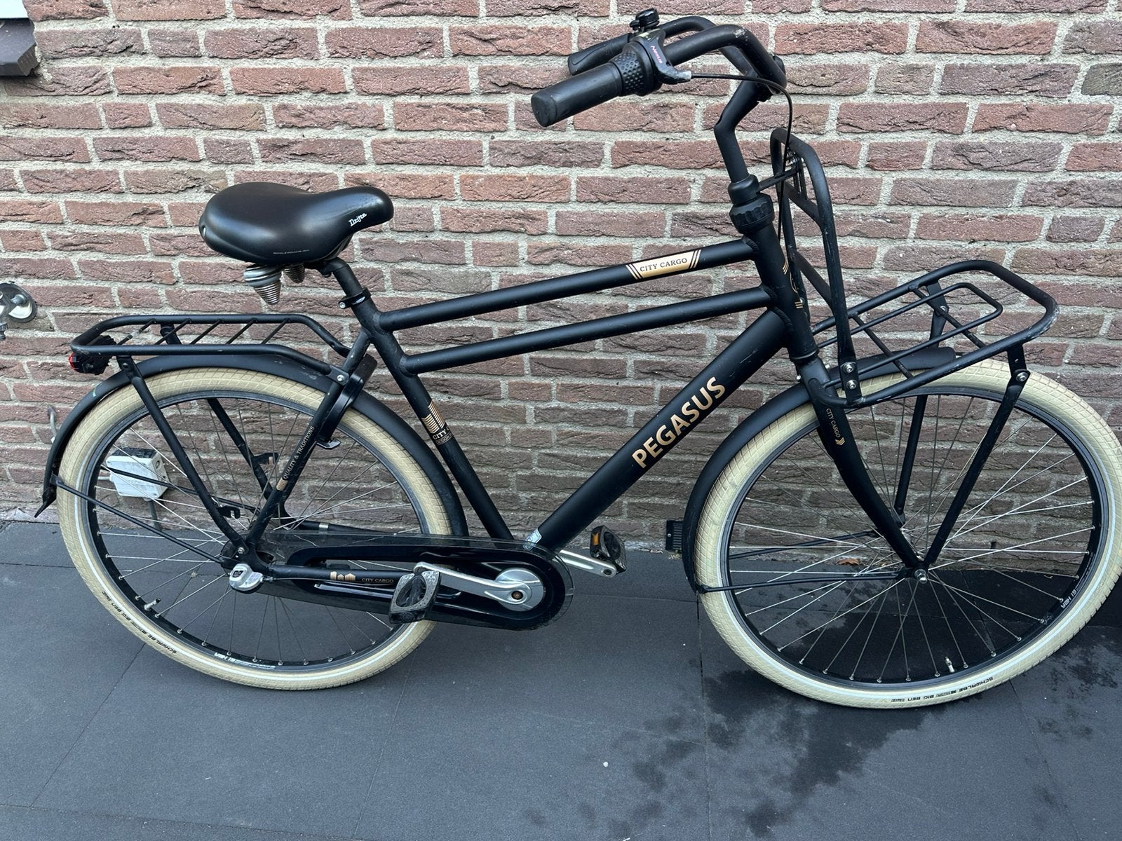 Pegasus City Cargo herenfiets 55 cm - 28 inch, Fietsen en Brommers, Fietsen | Heren | Herenfietsen, Terugtraprem, Gebruikt, Versnellingen