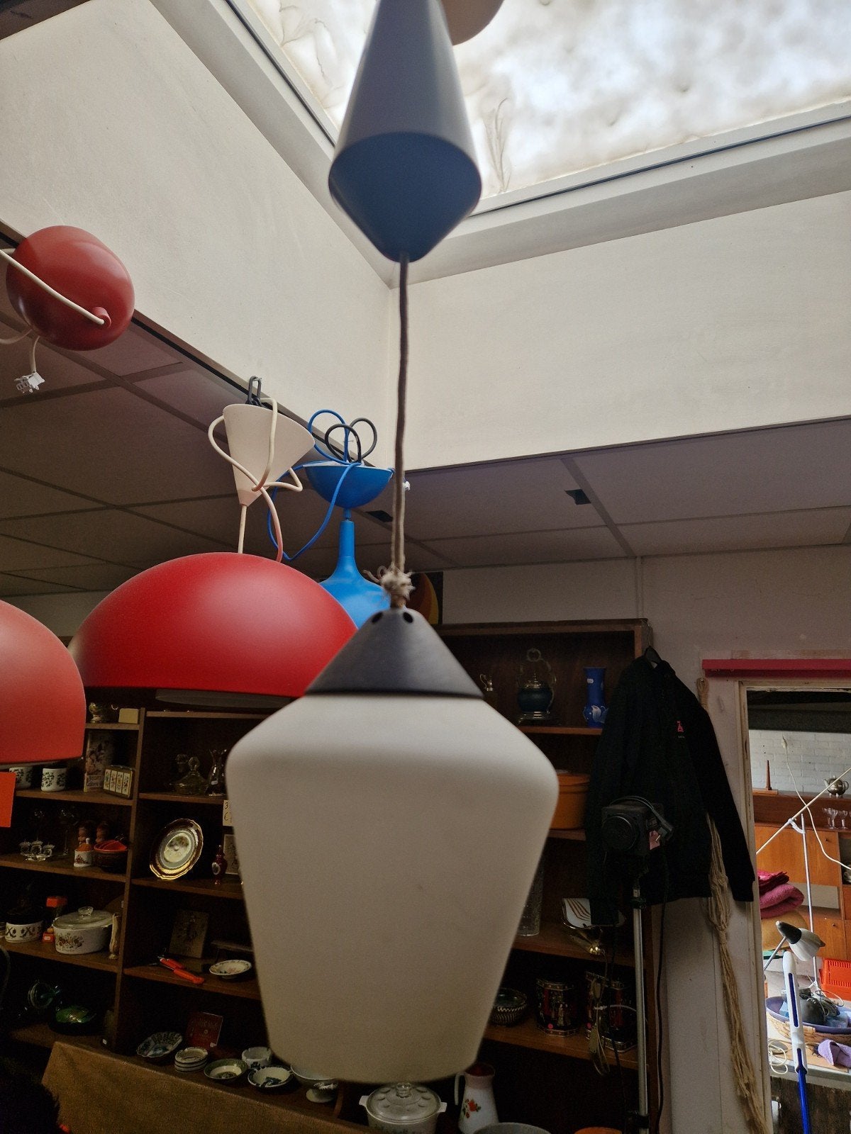 Vintage Philios hanglamp Louis Kalff, Antiek en Kunst, Ophalen of Verzenden