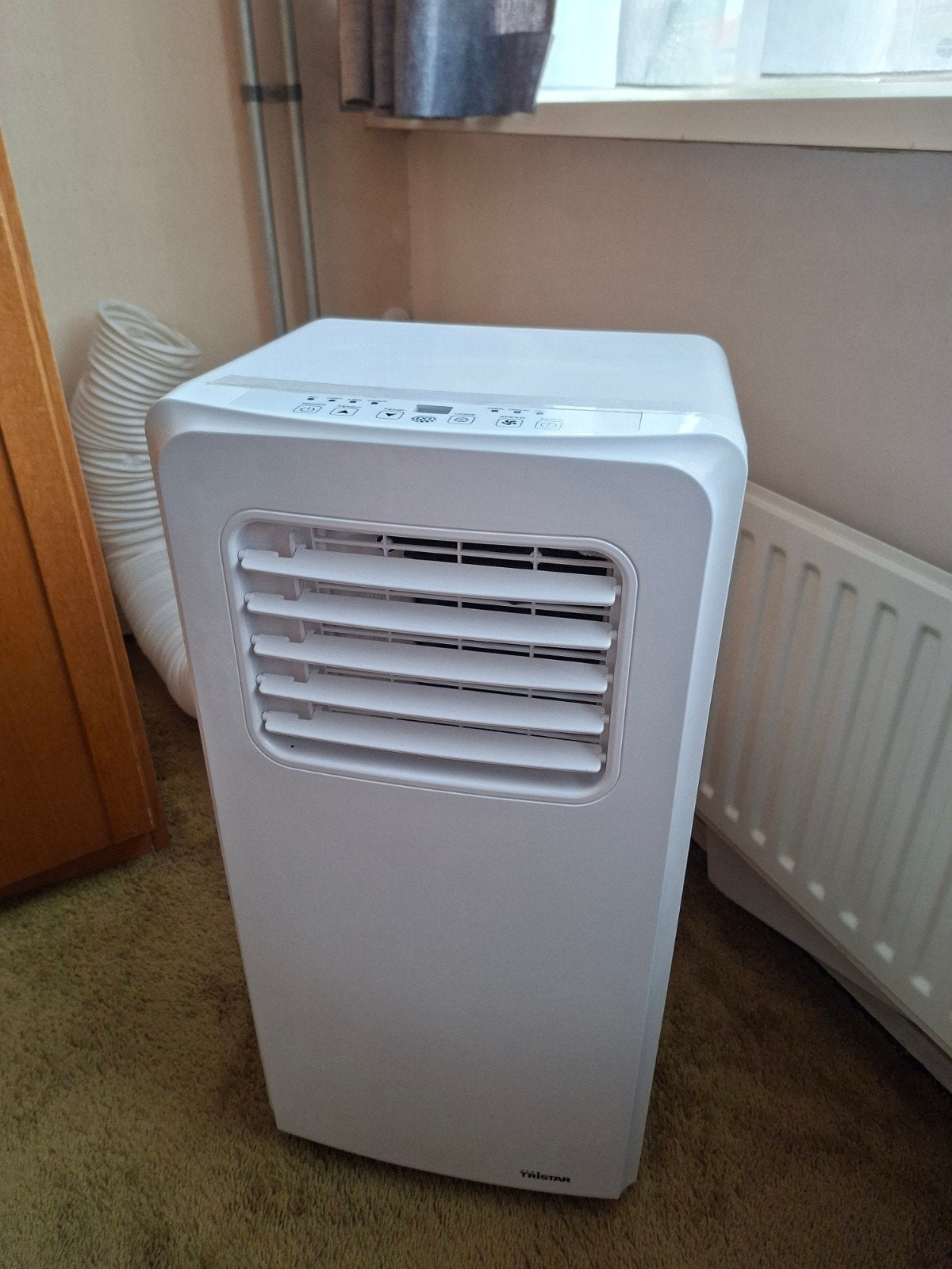tristar mobiele airco, Ophalen, Mobiele airco, Minder dan 60 m³, 3 snelheden of meer