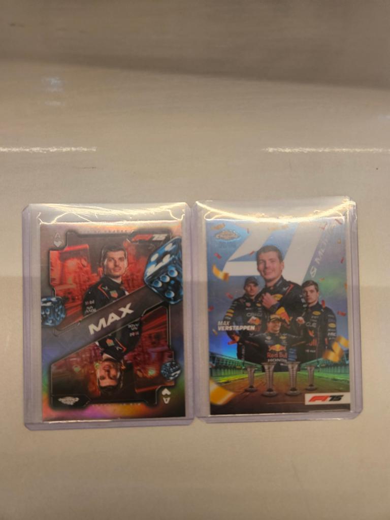 Max verstappen ace of trades 4 & more refractor Topps chrome, Ophalen of Verzenden, Nieuw, Plaatje