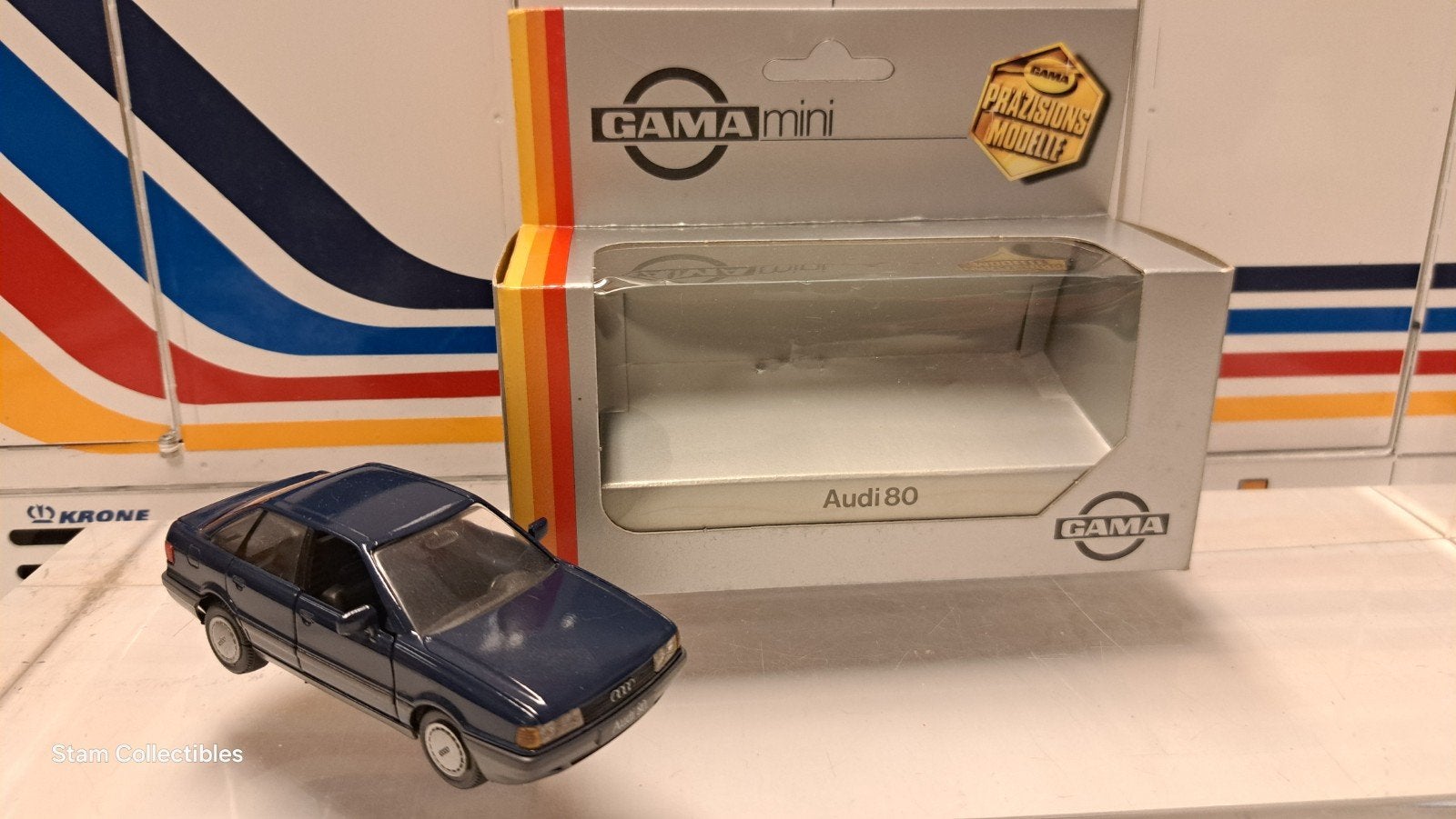 Gamma Mini Audi 80 Blue Metallic, Overige merken, Auto, Ophalen of Verzenden, Zo goed als nieuw