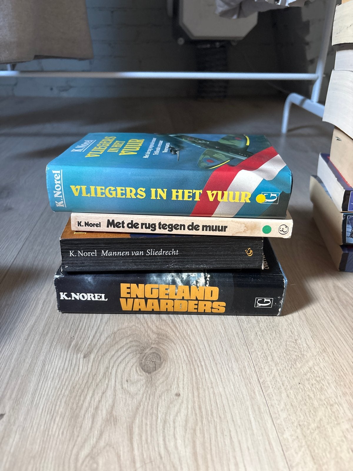 K. Norel Boekenpakket: Vliegers, Mannen van Sliedrecht, Enge, Ophalen of Verzenden, Gelezen, Nederland