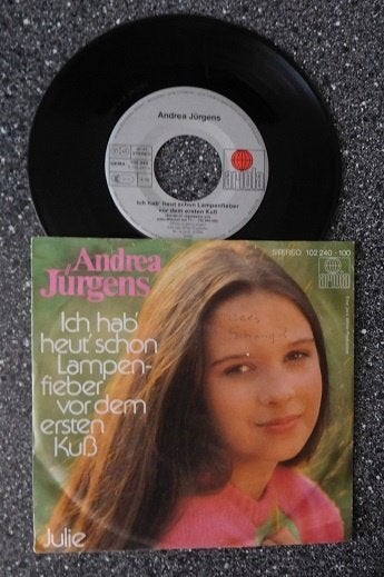 Andrea Jürgens - Ich hab' heut' schon Lampenfieber, Cd's en Dvd's, Overige genres, 7 inch, Single, Ophalen of Verzenden