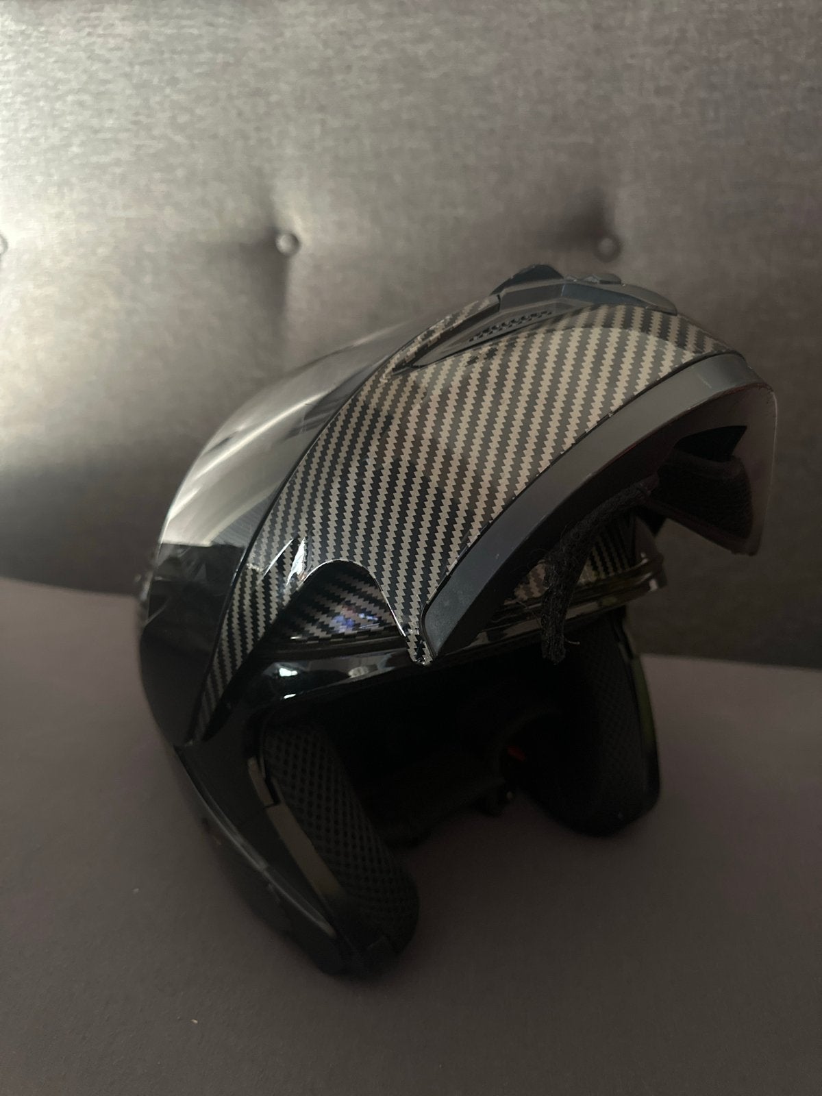 Crown Racing Integraalhelm - Maat L, Motoren, Heren, Integraalhelm, L, Tweedehands