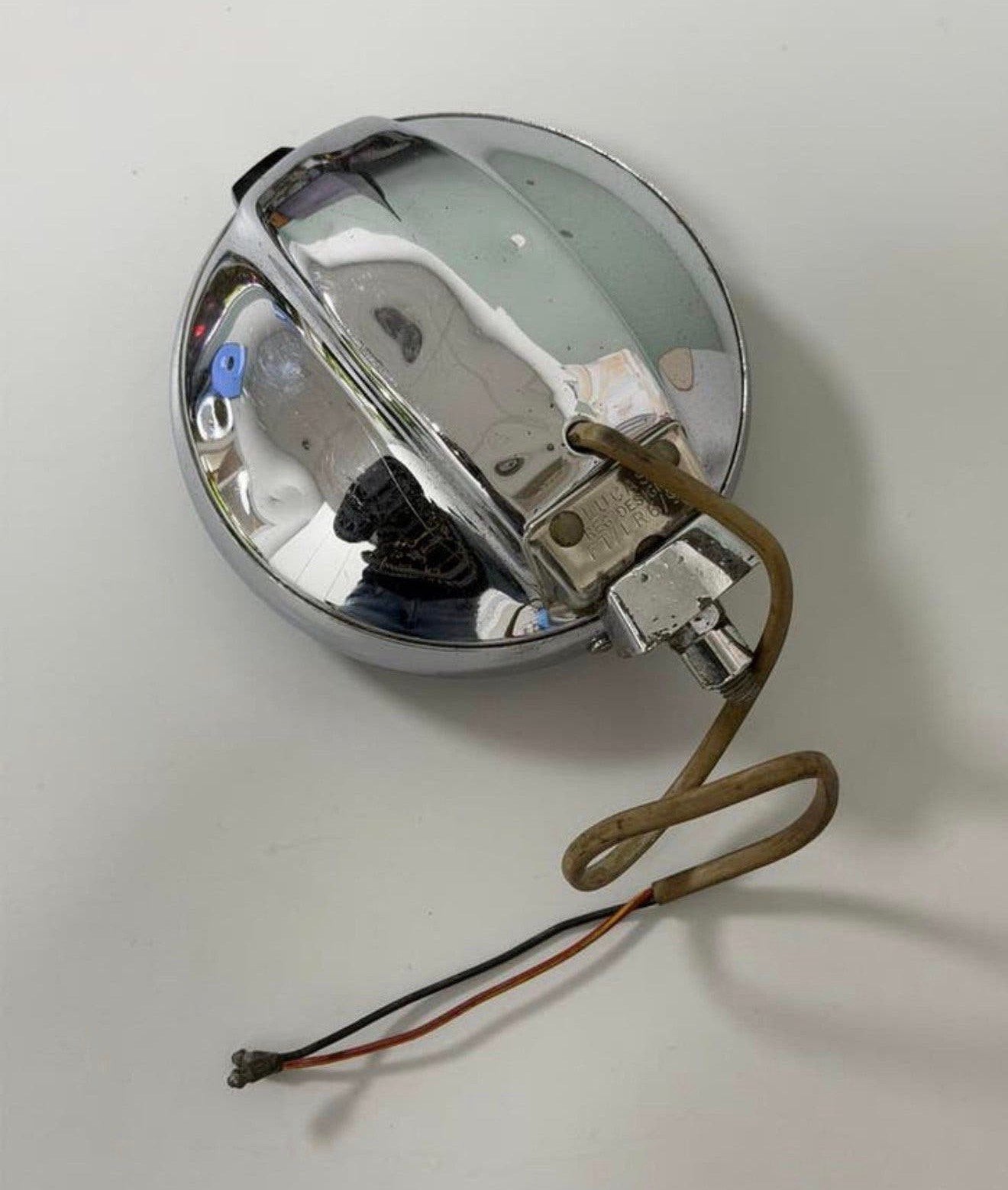 Lucas FT/LR6/9 Chrome Mistlamp Oldtimer Werkend verstraler, P, P, P, Ophalen of Verzenden