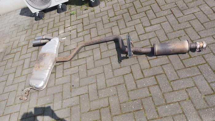 Uitlaat Midden + Einddemper van een Audi A3, Gebruikt, -, -, -