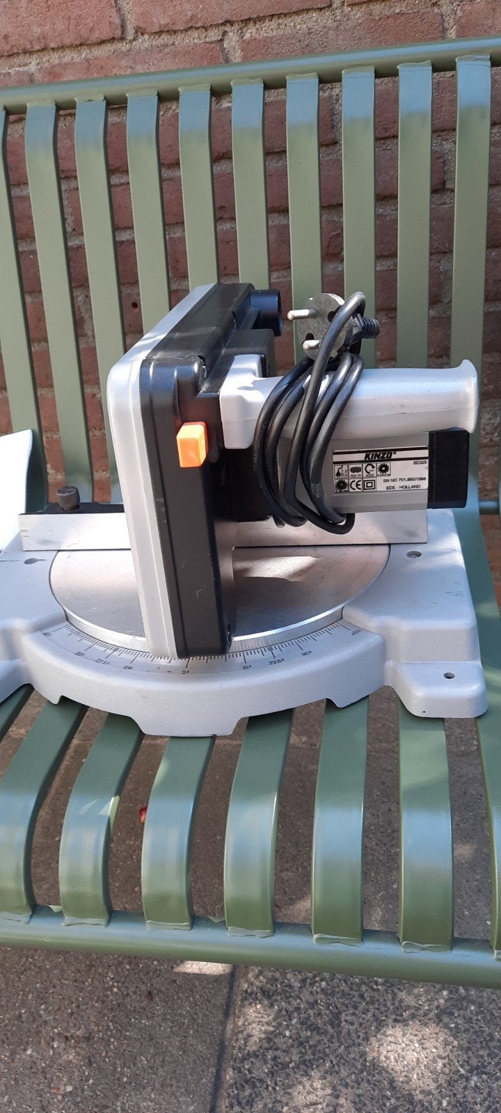 KINZO Afkortzaag 800W/ 4500 min, Ophalen of Verzenden, Gebruikt