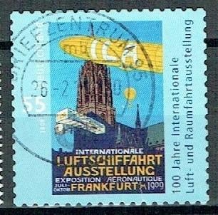 Duitsland 2009 Luchtvaart EXPO 100 jaar vliegtuig zeppelin, Verzenden, Gestempeld, Vliegtuigen
