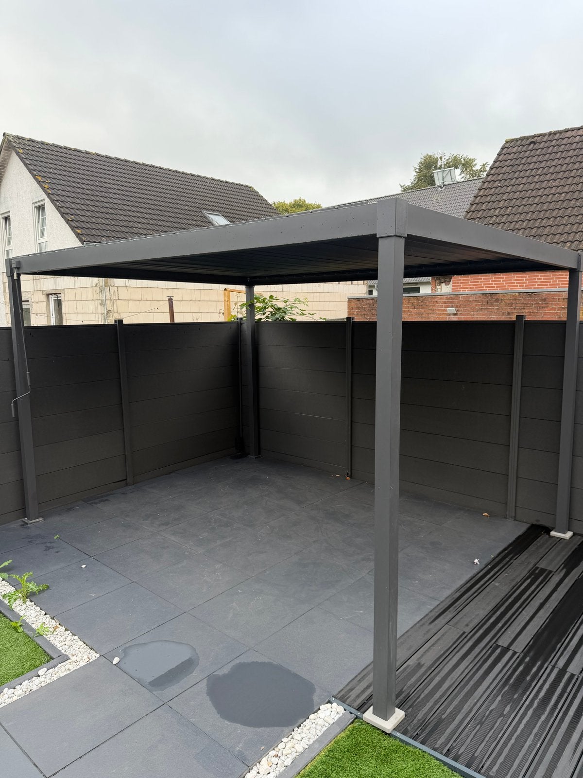 Aluminium Pergola 3 x 4 meter, Ophalen, Zo goed als nieuw, Tuinpaviljoen
