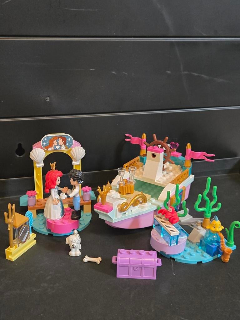 LEGO Disney Kleine Zeemeermin "Celebration Boat"-  43191, Compleet, Gebruikt, Lego, Ophalen of Verzenden