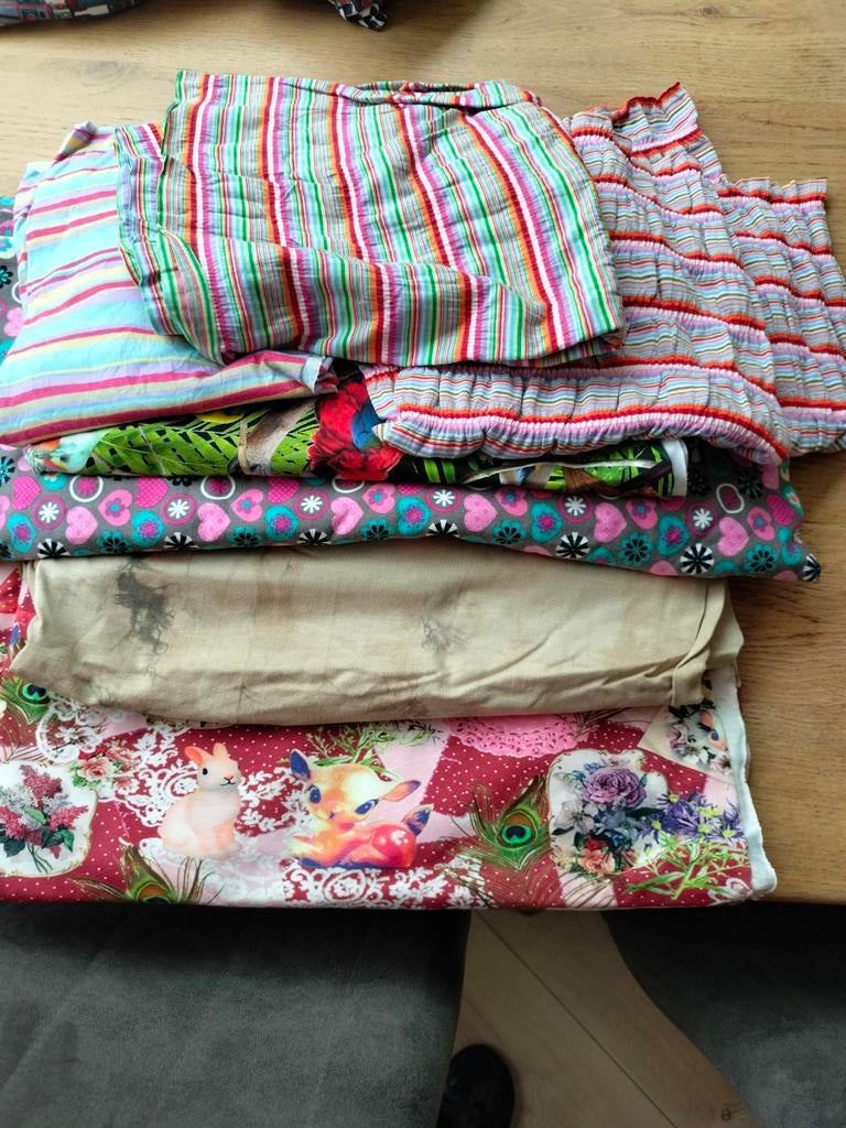 Lappen stof van betere kwaliteit tricot/jersey, Ophalen of Verzenden, Katoen, 30 tot 200 cm, 120 cm of meer