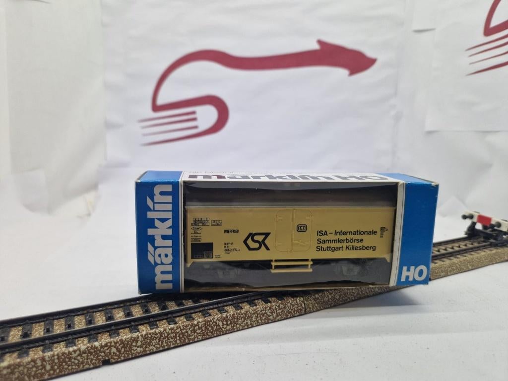 Märklin 4415 goederenwagon ISA-Internationale Sammlerbörse, Wisselstroom, Wagon, Ophalen of Verzenden, Zo goed als nieuw