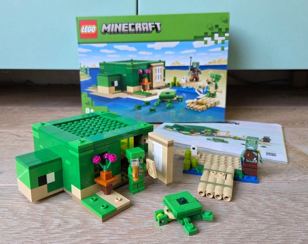LEGO 21254 Minecraft Het Schildpadstrandhuis, Inclusief instructies, Minecraft, Lego, Ophalen of Verzenden