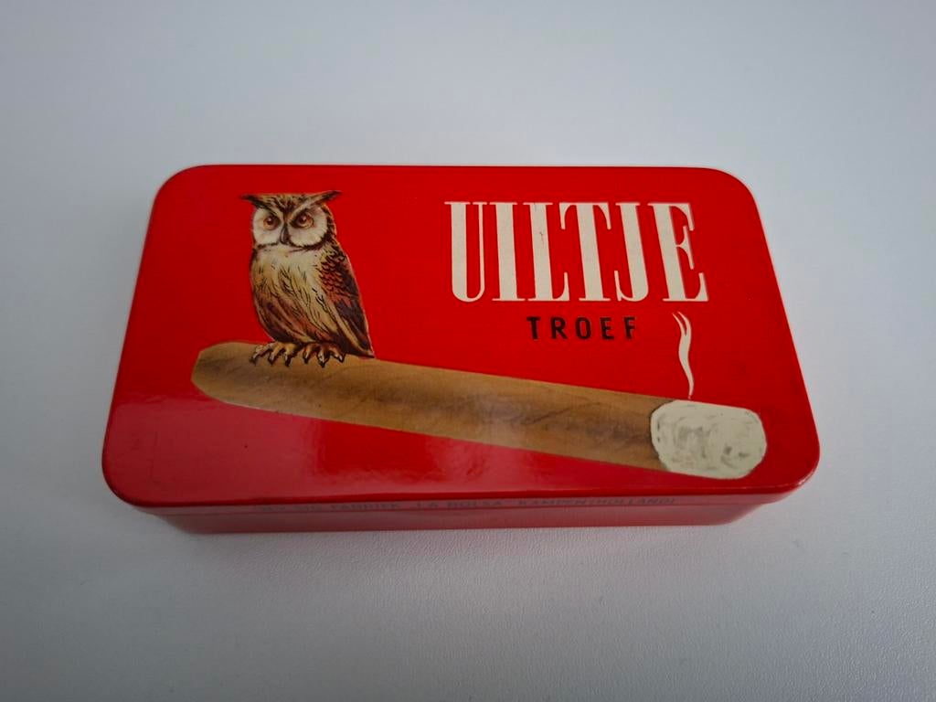 Sigarendoosje Uiltje Troef, Antiek en Kunst, Ophalen