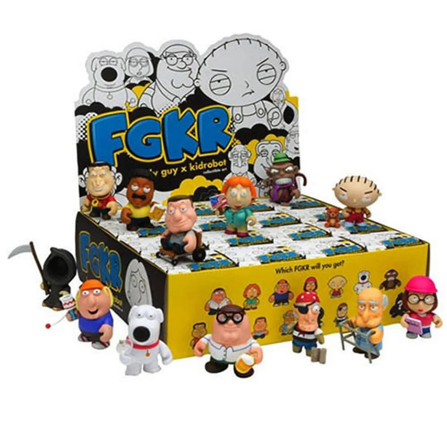Complete set FUTURAMA X KIDROBOT designer toys (15stuks!!), Verzenden, Zo goed als nieuw