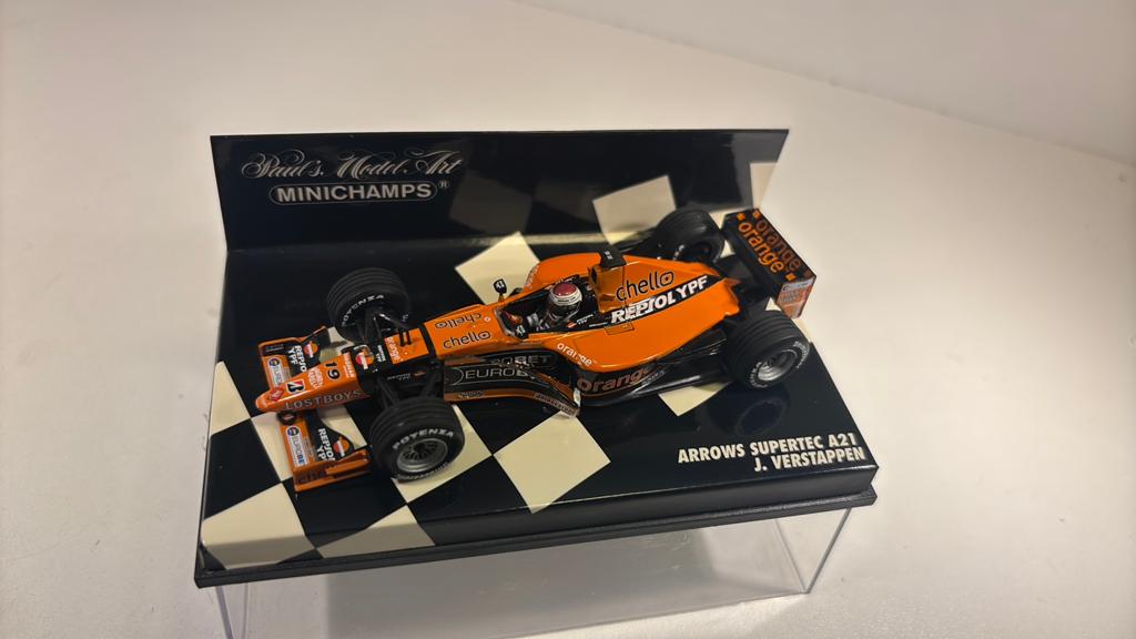 F1 arrows a21 jos verstappen minichamps 1.43