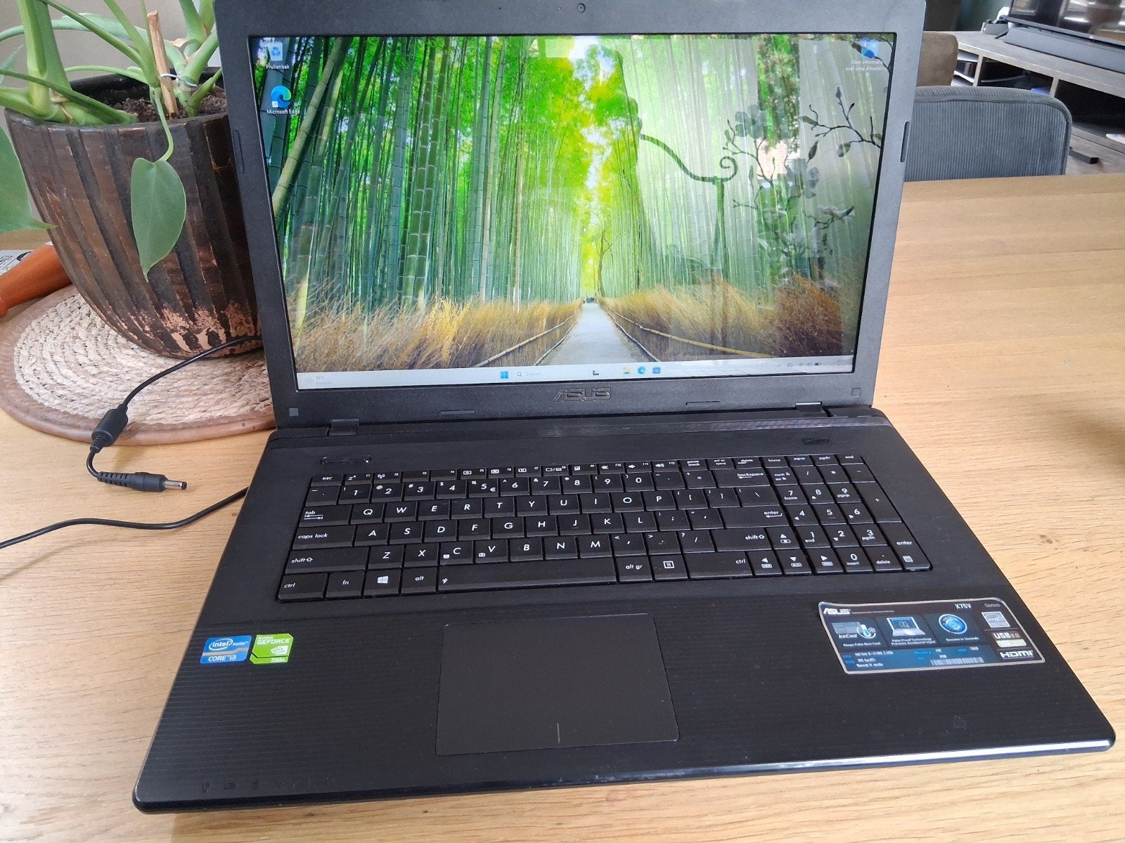 Asus X75V series., Ophalen, 2 tot 3 Ghz, 15 inch, Zo goed als nieuw