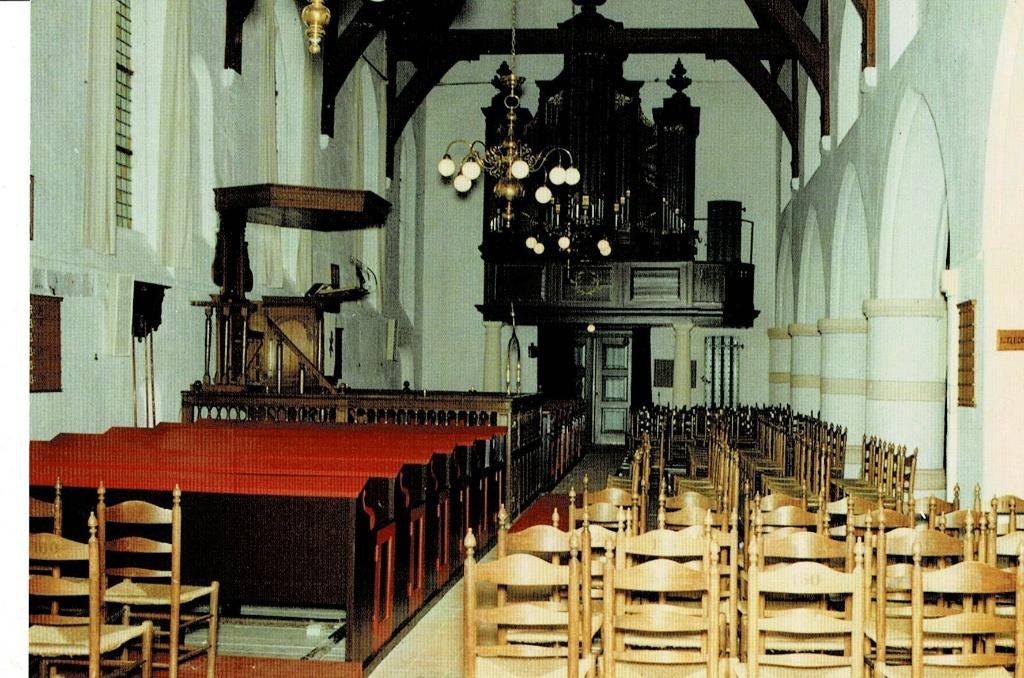 Ruinerwold, interieur Kerk, Ophalen of Verzenden, Ongelopen, Drenthe