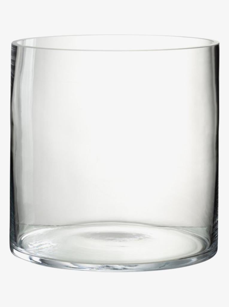 Vissenkom grote ronde glazen windlicht, aquarium bak vaas, Overige kleuren, Verzenden, Minder dan 50 cm, Glas