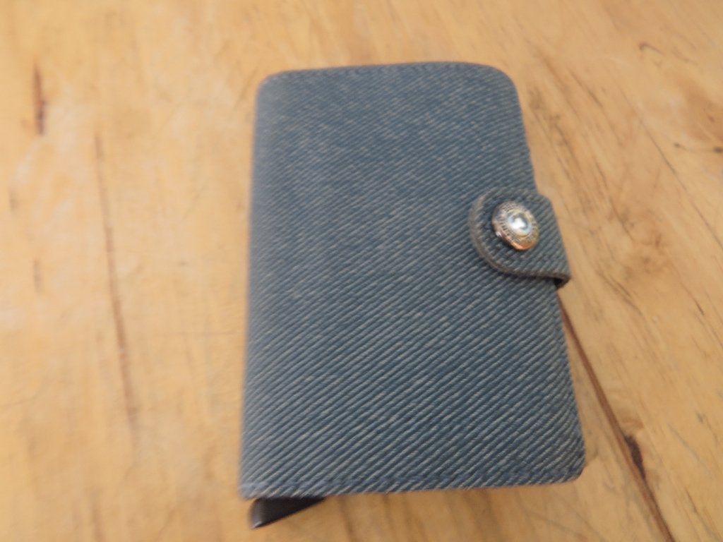 Secrid  twist jeans blue mini wallet pasjeshouder , Ophalen of Verzenden, Gebruikt, Blauw, Overige merken