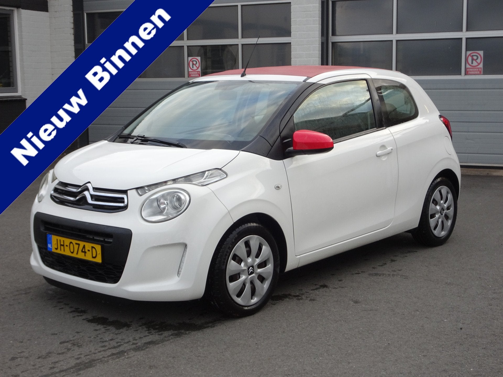 Citroën C1 1.0 e-VTi Airscape Feel Airco, elektrische ramen, Auto's, Voorwielaandrijving, Stof, Gebruikt, 4 stoelen