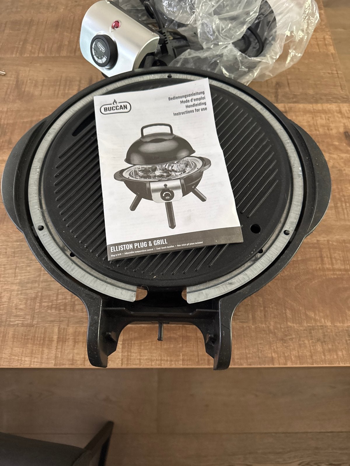 Elektrische barbecue - Elliston Plug & Grill (nieuwstaat), Ophalen of Verzenden, Zo goed als nieuw