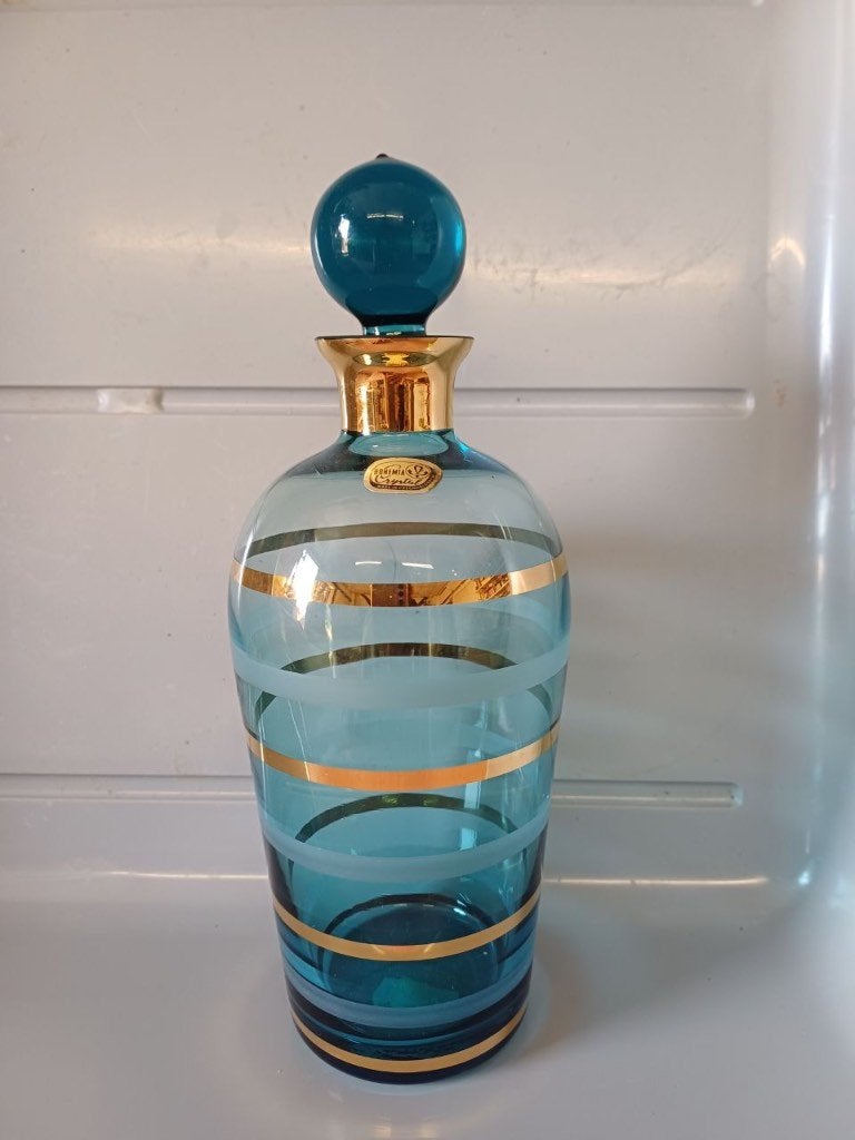 Mid-Century Bohemia Chrystal karaf, Ophalen of Verzenden