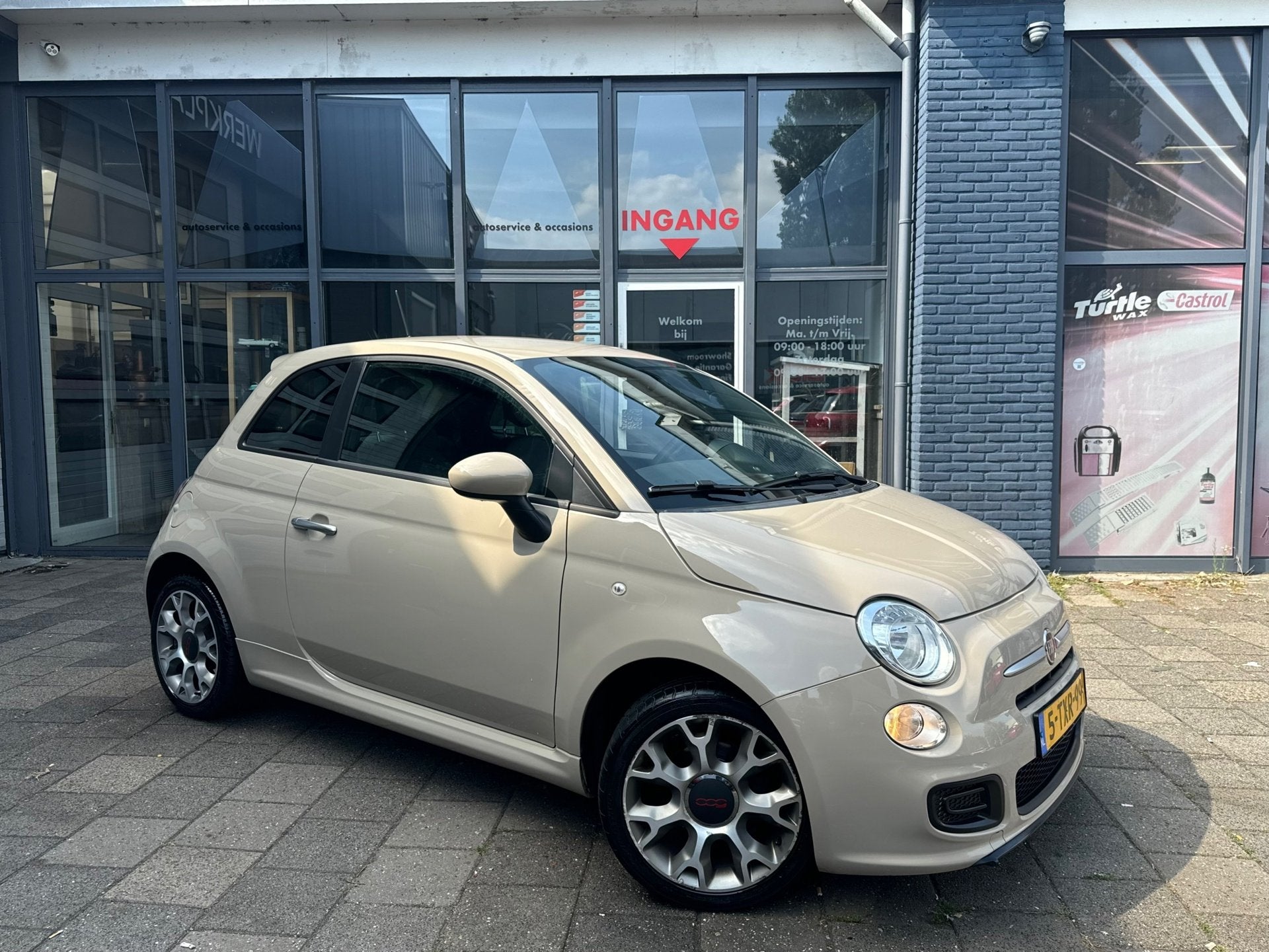 Fiat 500 0.9 TwinAir Turbo 500S | Airco | LMV | N.A.P, Auto's, Fiat, Voorwielaandrijving, Elektrische ramen, Gebruikt, Leder en Stof
