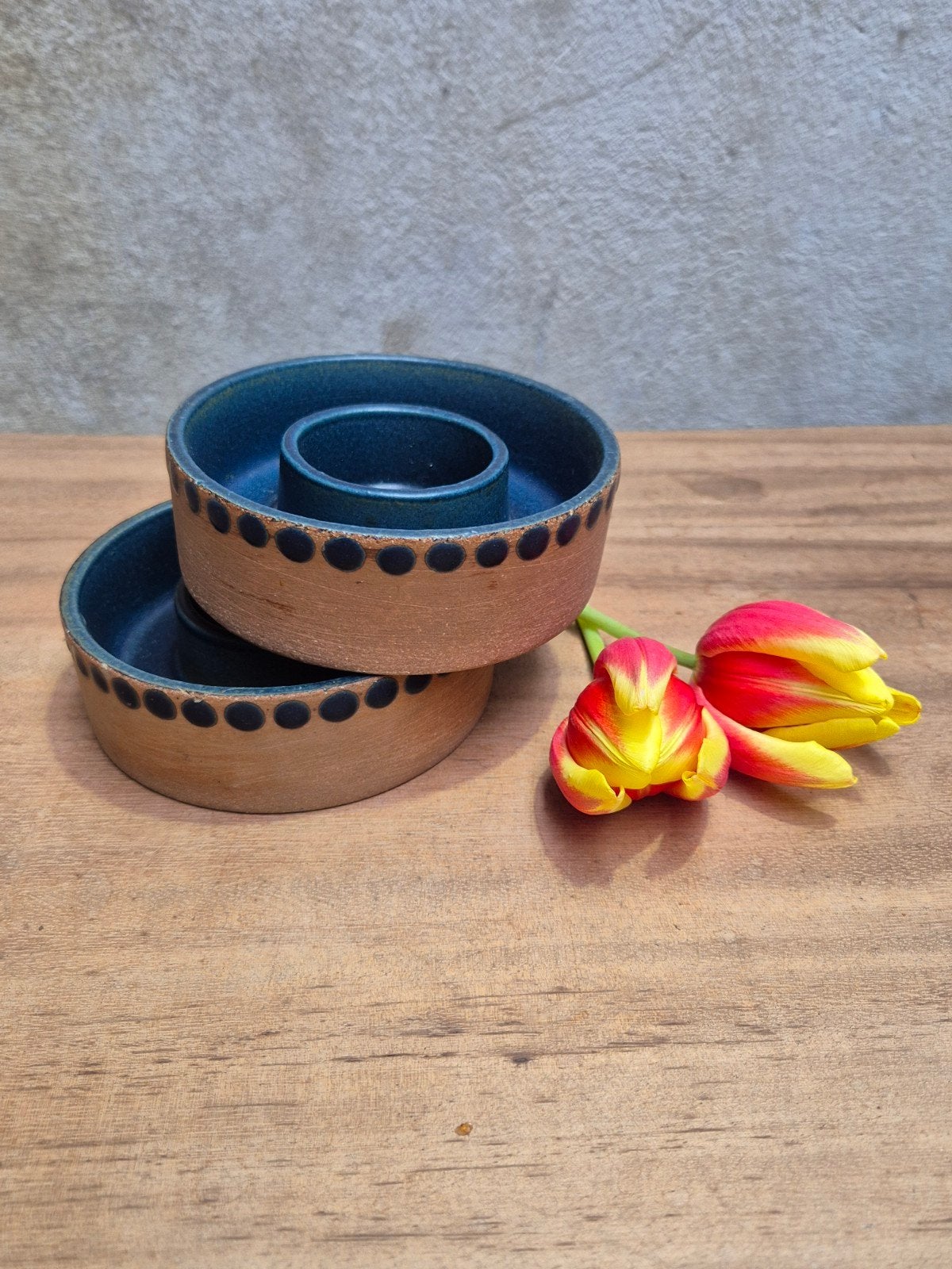 Gustavsberg Prunella Kandelaars Scandinavisch Design, Ophalen of Verzenden