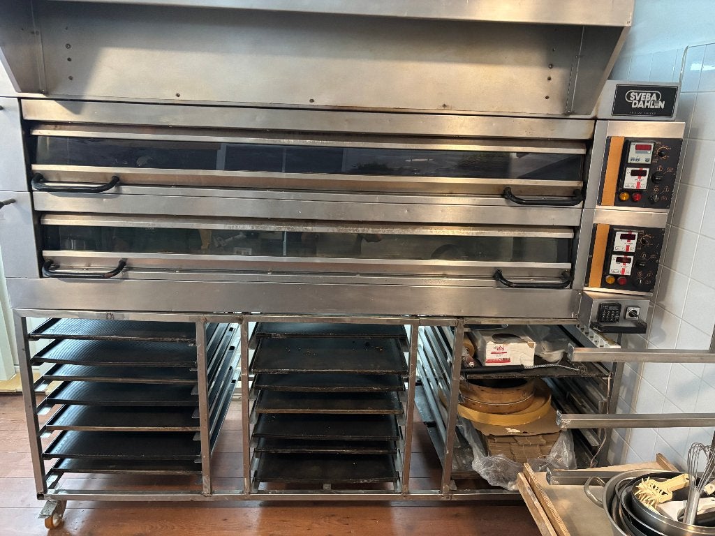 Sveba Dahlen Bakker oven dubbele oven 380v, Ophalen, Gebruikt, Hete lucht, 60 cm of meer