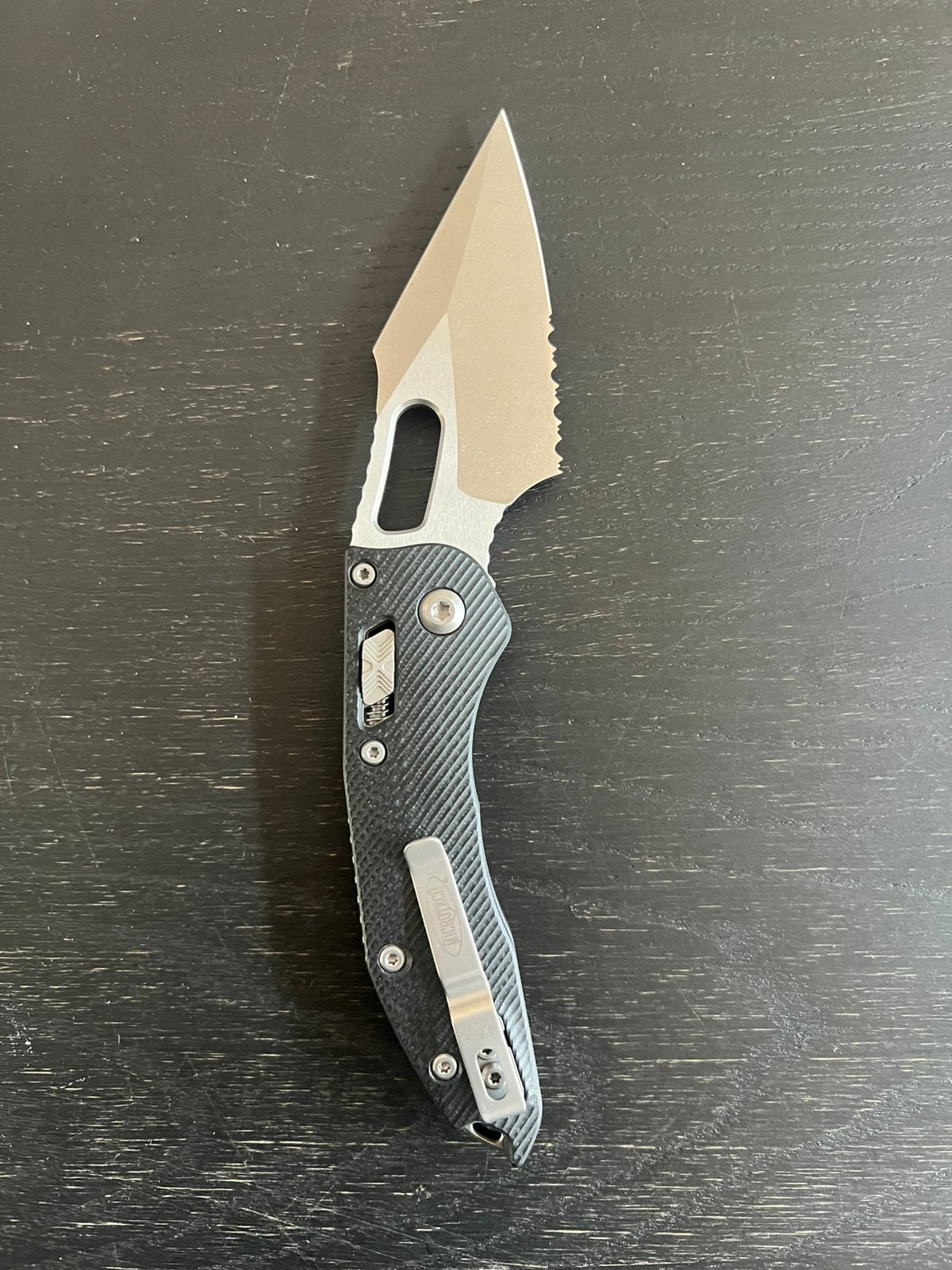 Microtech Stitch RAM-Lock Fluted G10 Black M390MK, Ophalen, Landmacht