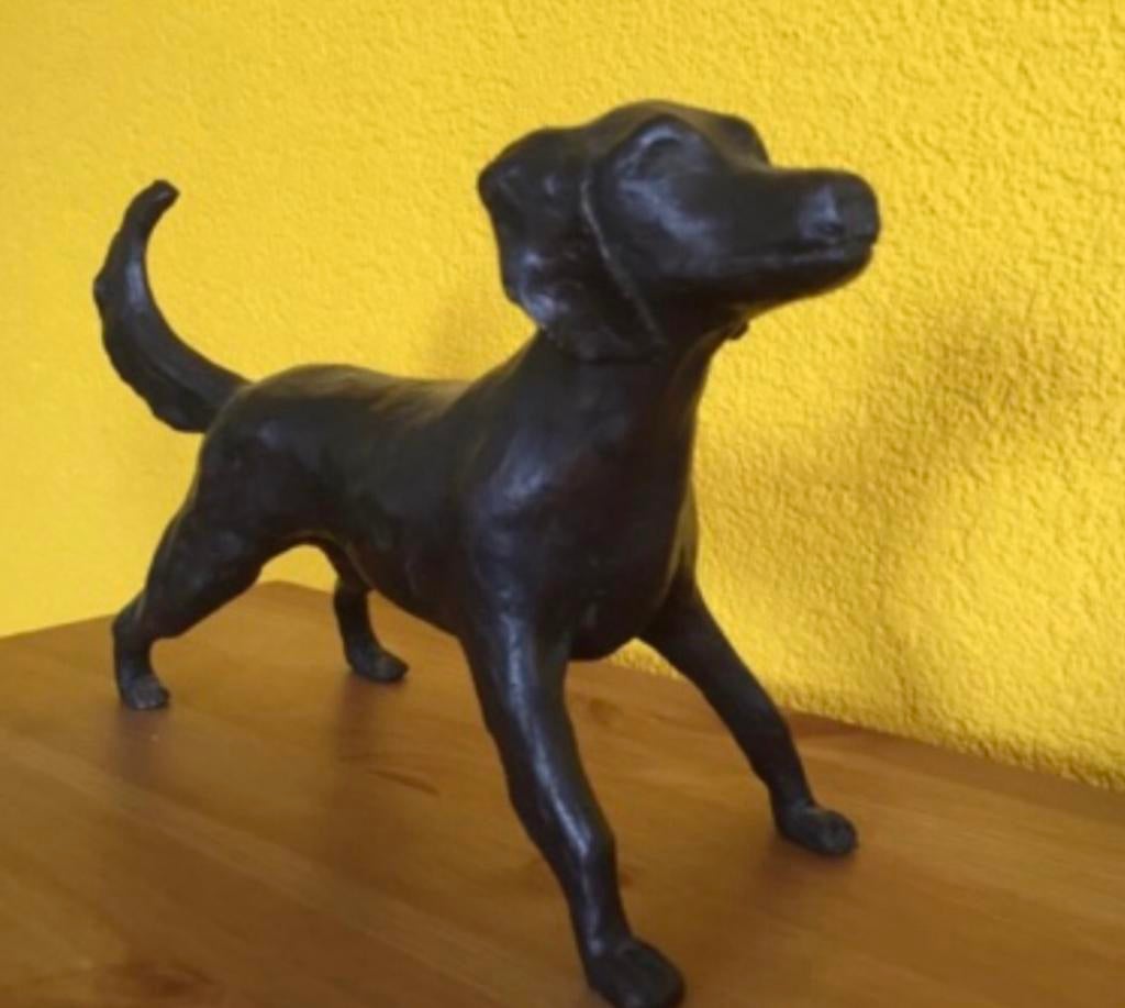 Uniek BEELD. Jonge HEIDEWACHTEL/Kleine Munsterlander, Ophalen of Verzenden, Nieuw, Hond of Kat, Beeldje of Figuurtje