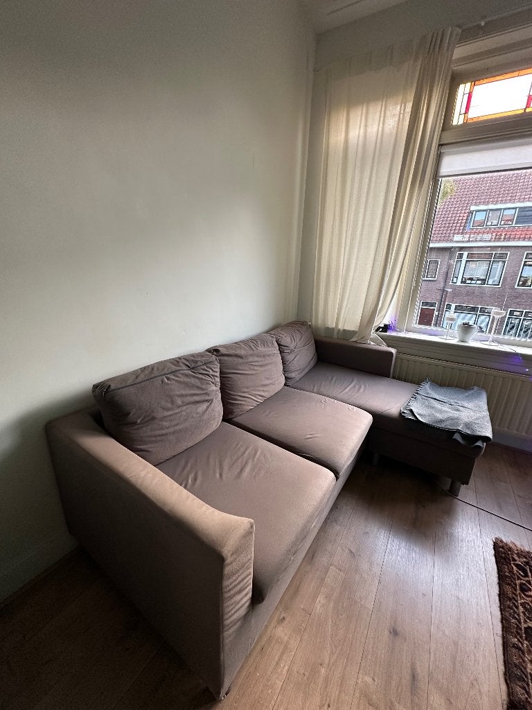 FREE GREY CORNER SOFA – LEIDEN (LAMMENSCHANS), Ophalen, Gebruikt, Overige materialen