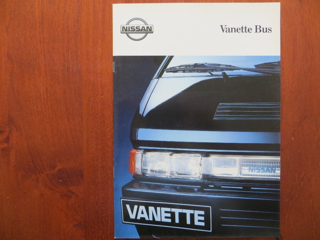 Nissan Vanette Bus (1992) met bijlage Technik u. Ausstattung, Ophalen of Verzenden, Nieuw, Nissan