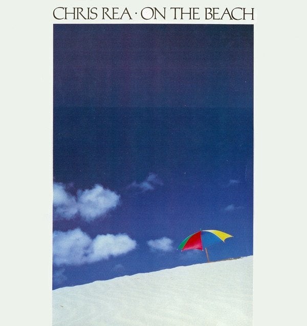 Pop Rock L.P. (1986) Chris Rea - On the Beach, Fotohoes, Ophalen of Verzenden, Gebruikt, 12 inch