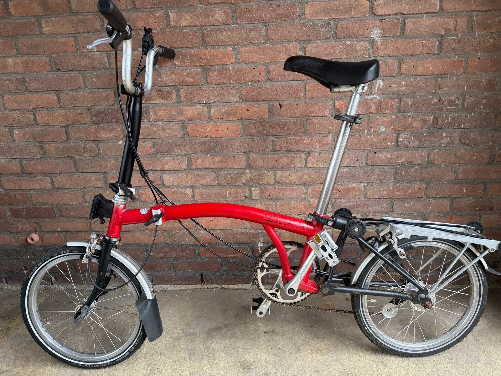 Brompton vouwfiets, Ophalen, Brompton, 16 tot 18 inch, Versnellingen