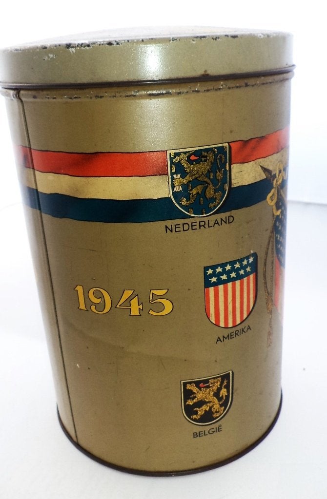 Uniek WOII Bevrijdingsblik 1939-1945 – Geallieerde Leiders, Ophalen, Overige soorten, Nederland, Overige typen