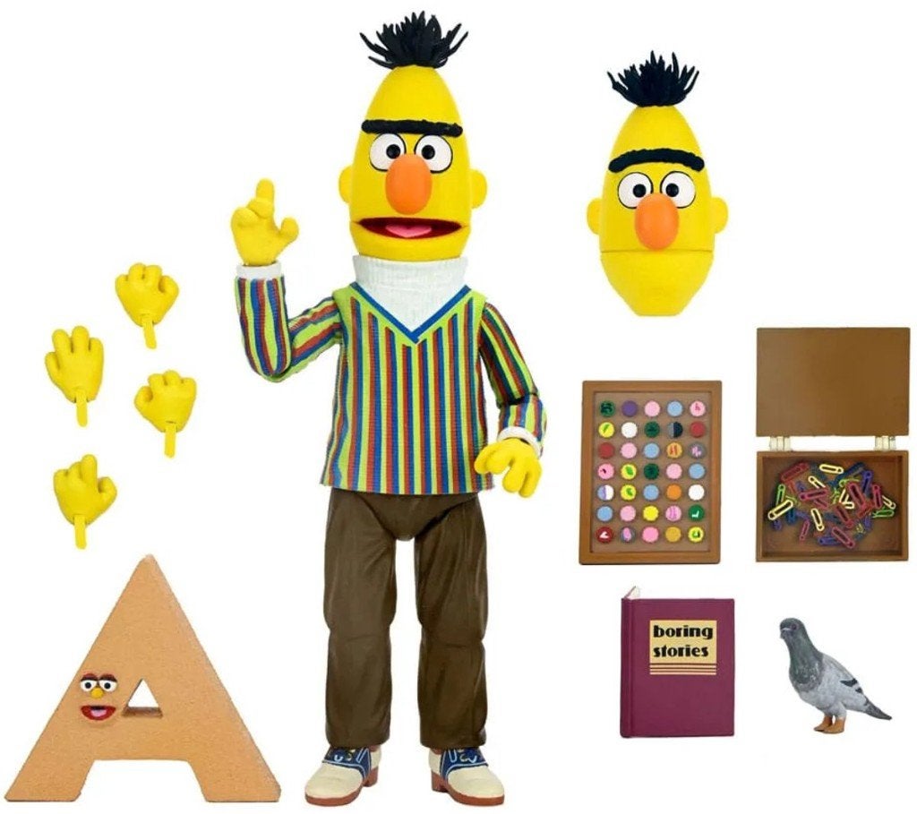 NECA Sesame Street Ultimate Bert Action Figure, Heo, Nieuw, Ophalen of Verzenden, NECA