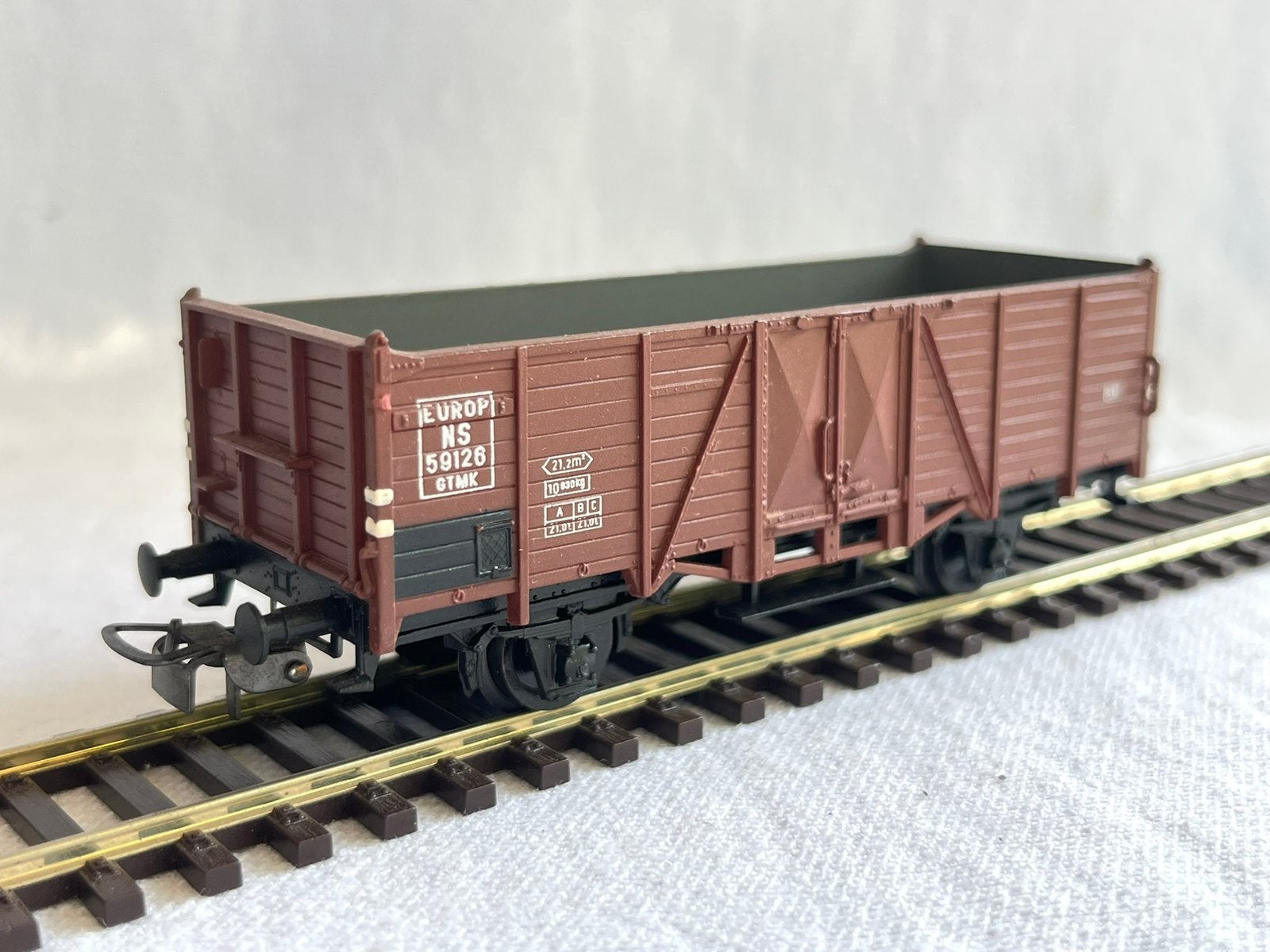 Piko NS bakwagen Europ H0, Gebruikt, Gelijkstroom of Wisselstroom, Wagon, Piko
