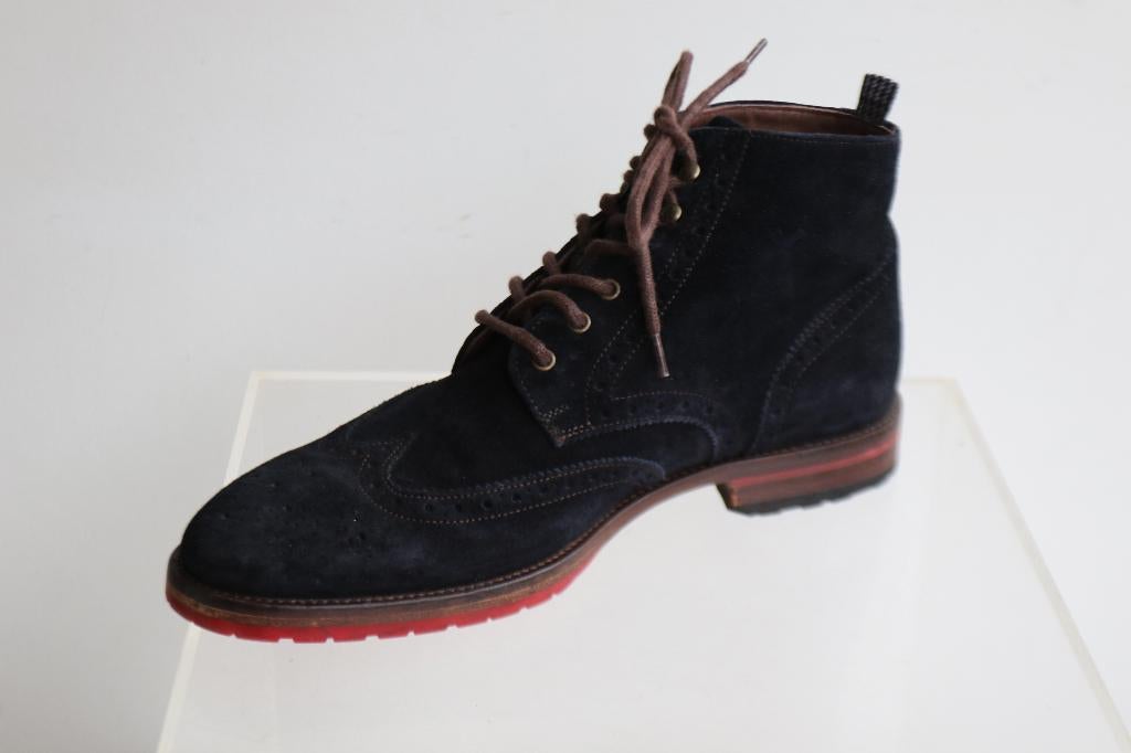 Bijna nieuw! Rijgboot van Floris van Bommel maat 7 = 41, Kleding | Heren, Schoenen, Zwart, Boots, Floris van Bommel, Ophalen of Verzenden