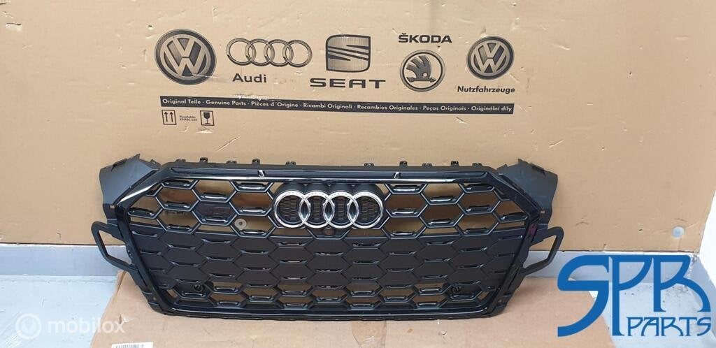 S5 8W6 B9 FACELIFT GRILL Grille ZWART HOOGGLANS 360 CAM PDC, Audi, Nieuw, Audi, Ophalen of Verzenden