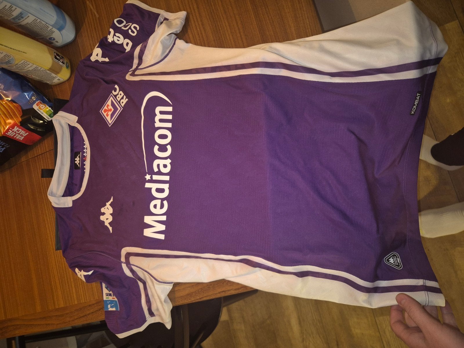 Matchworn shirt Cher Ndour - Fiorentina vs Lazio Roma, Ophalen of Verzenden, Zo goed als nieuw, Buitenlandse clubs, Shirt