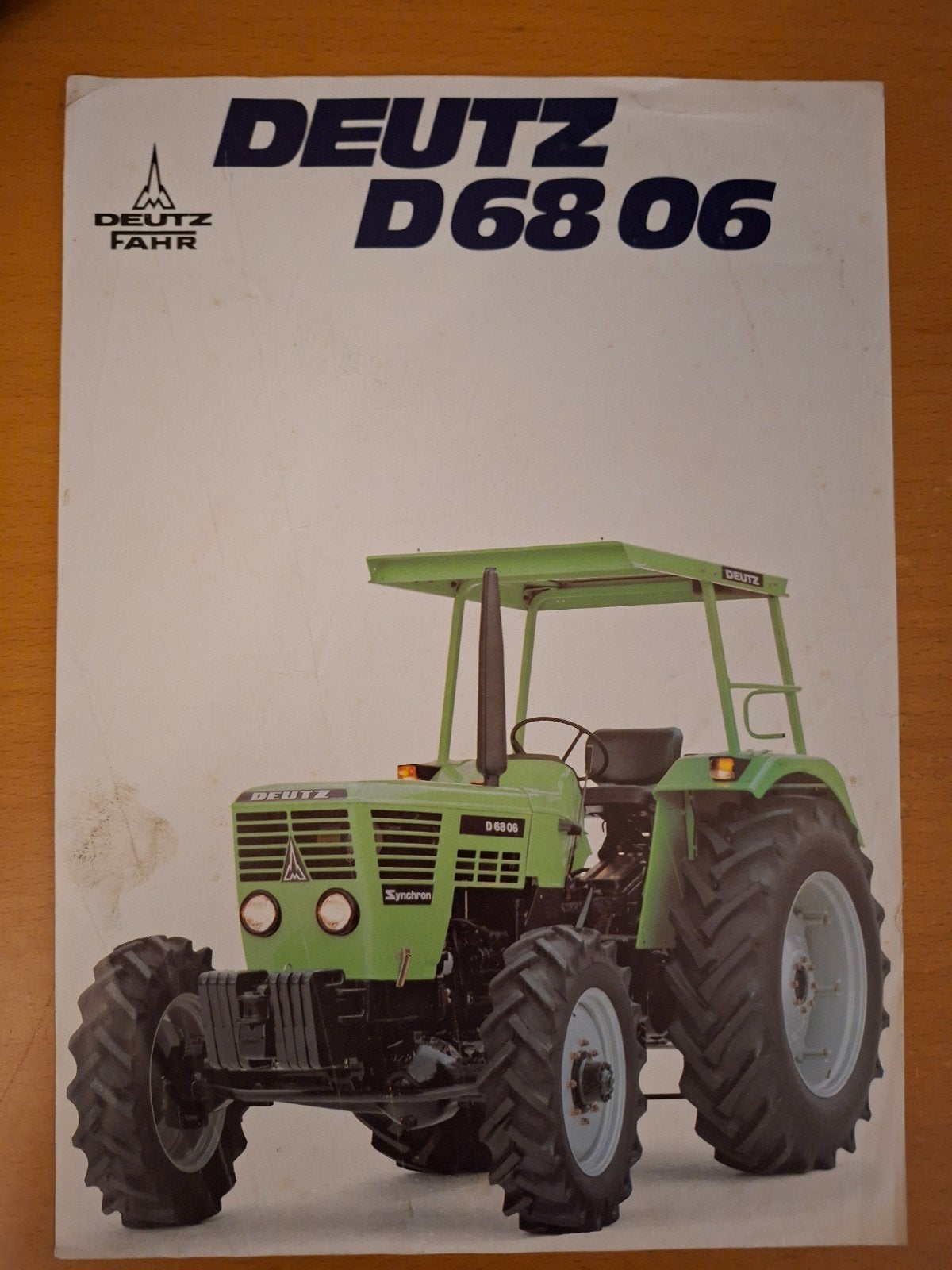 Folder Deutz D6806, Boeken, Ophalen of Verzenden, Gelezen, Tractor en Landbouw
